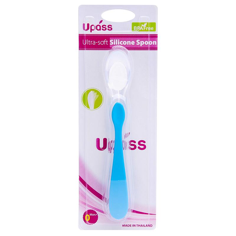 Thìa ăn dặm silicon siêu mềm Upass