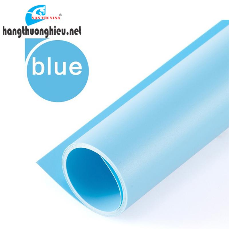 Phông nền studio chụp ảnh chuyên nghiệp - nhựa PVC xanh da trời (1m x 2m)