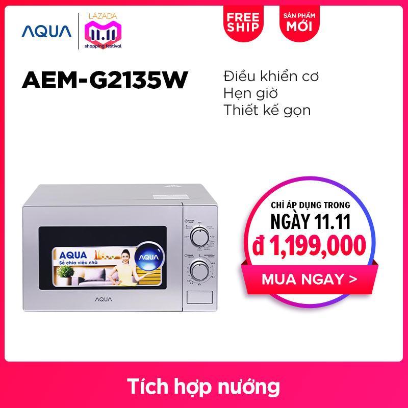 Lò vi sóng AQUA AEM-G2135W - Hàng phân phối chính hãng