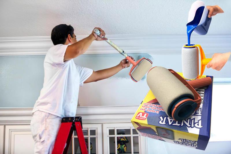 Mẫu Sơn Đẹp, Con lăn sơn thông minh SB468, máy phun sơn giá rẻ - Con lăn sơn không rơi rớt, chống bẩnhàng cao cấp xả kho chỉ hôm nay