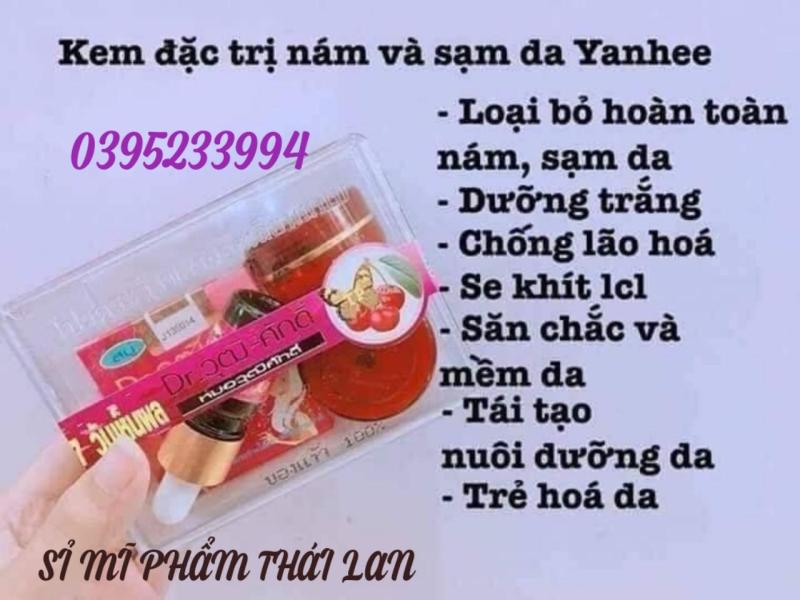 bộ đặc trị nám làm trắng da yanhee thái lan