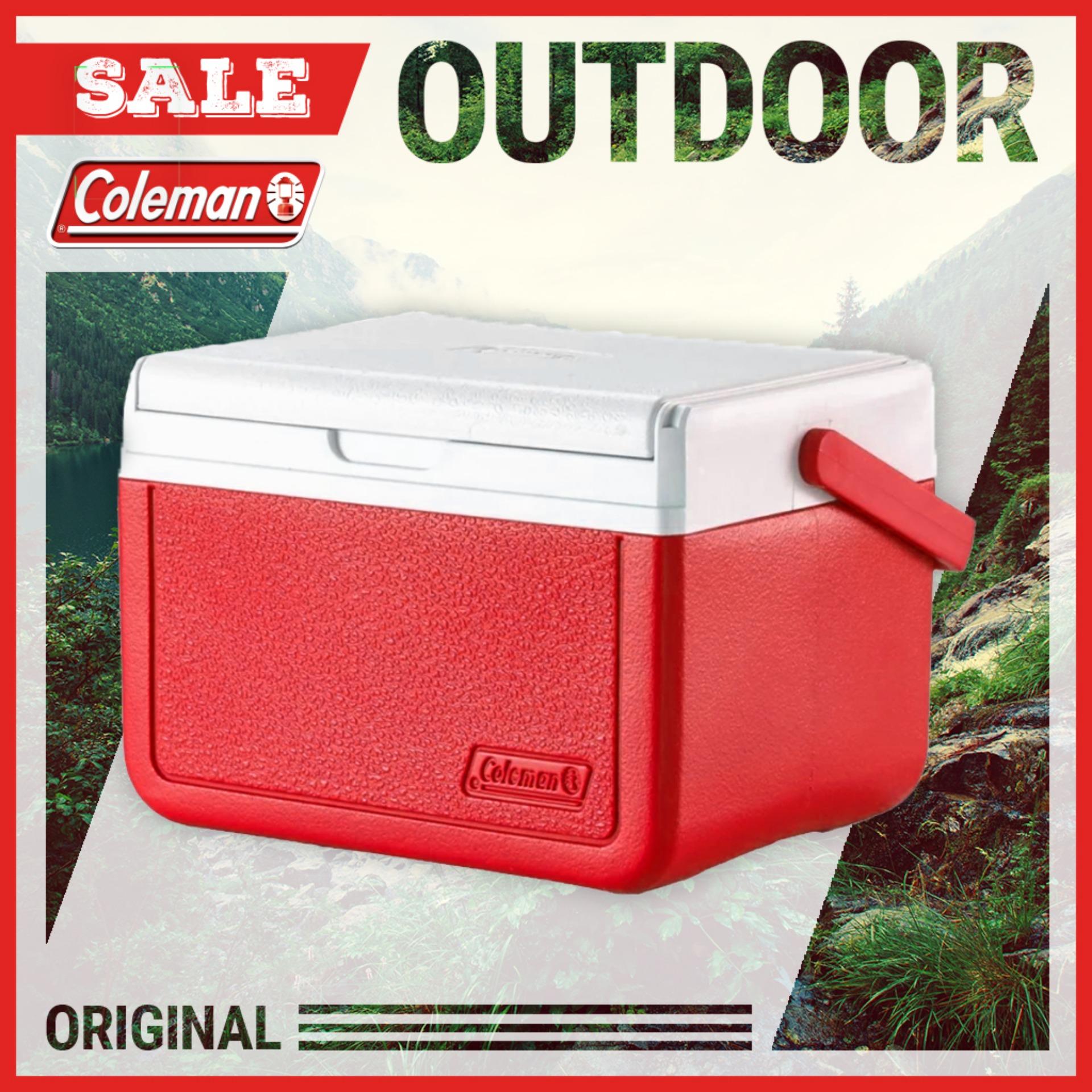 [HCM]Thùng giữ nhiệt Coleman 4.7L (Đỏ) - 5205A753G - Hãng phân phối chính thức