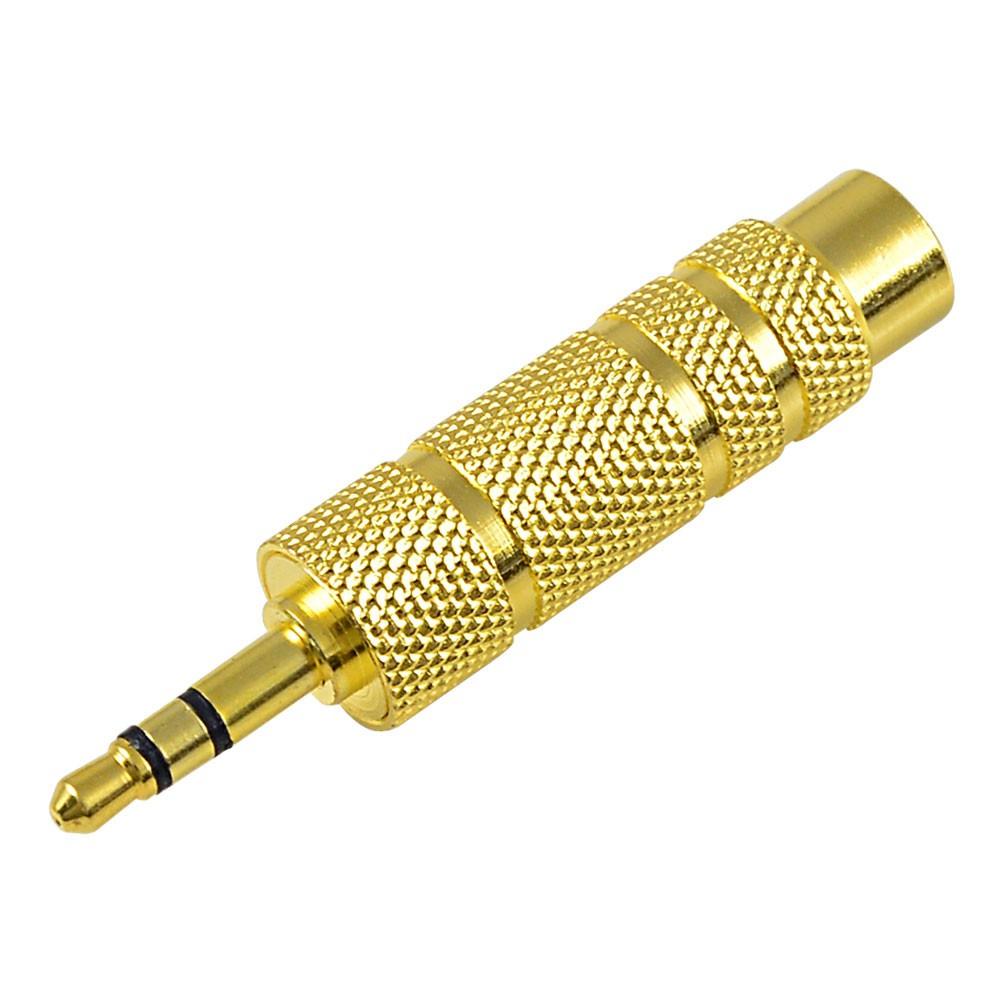 Jack chuyển đổi 6.5 sang 3.5 mm loại tốt, dùng kết nối micro và các thiết bị âm thanh, soundcard thu âm...