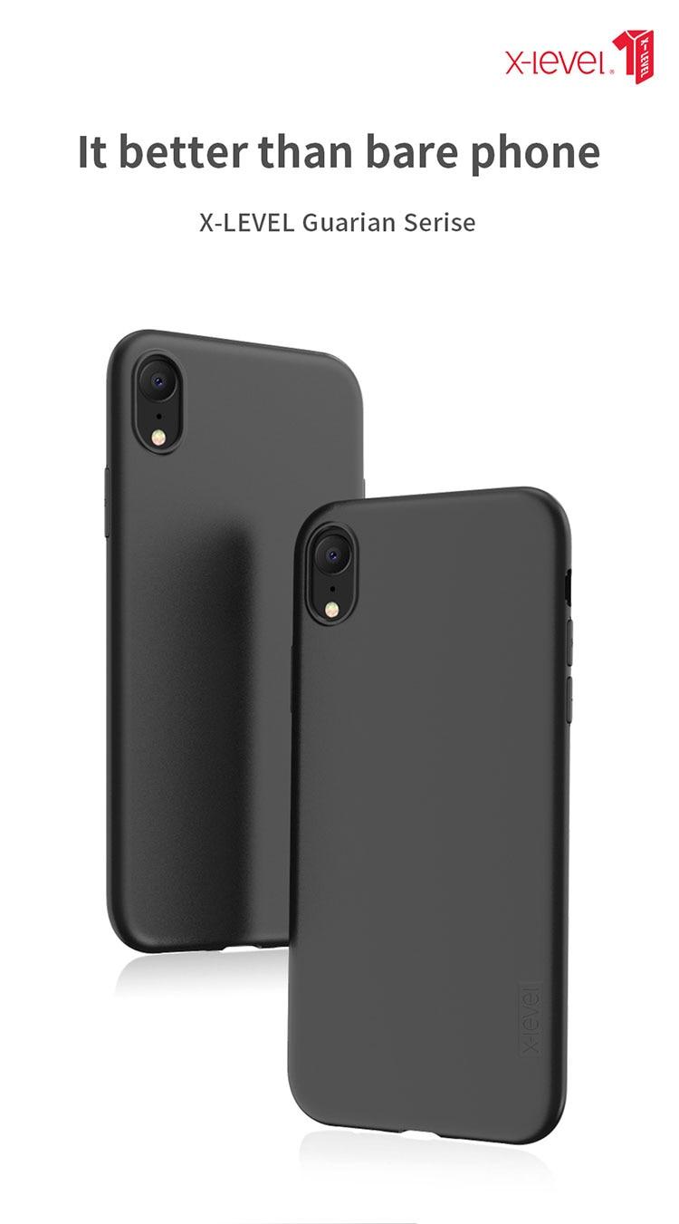 Ốp Lưng Silicon Cho iPhone XR hiệu X-level