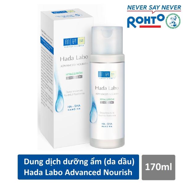 Dung dịch dưỡng ẩm tối ưu Hada Labo Advanced Nourish Lotion dùng cho da dầu 170ml nhập khẩu