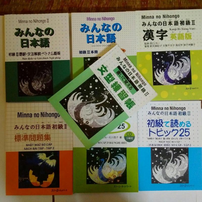 Sách - Combo minna no nihongo trọn bộ 7 cuốn N4