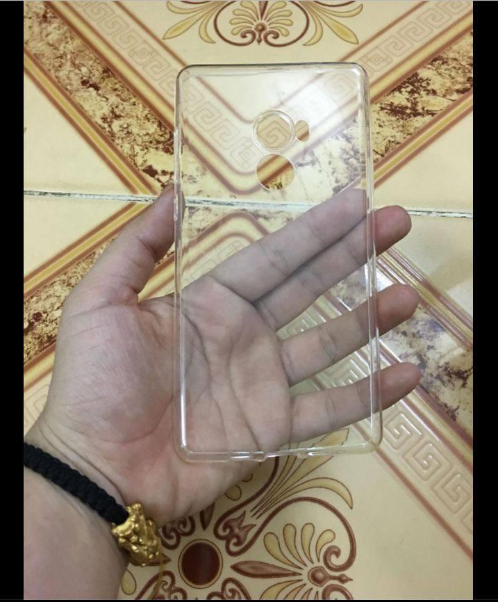 Ốp lưng dẻo cao cấp loại 1 cho Xiaomi Mi Mix 2 Tặng kính cường lực