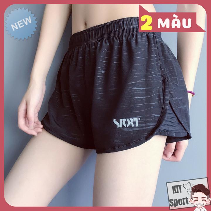 >> SO SÁNH GIÁ ĐỒ TẬP GYM NỮ QUẦN NGẮN | Shopee Lazada Sendo Tiki 48 Quần short đùi thể thao nữ Sport - Cửa hàng phân phối KIT Sport - Hàng nội địa Trung(Women Short,đồ tập quần áo gym,mẫu ngắn, thể dục,thể hình, Yoga, Aerobic,Zumba Fitness)