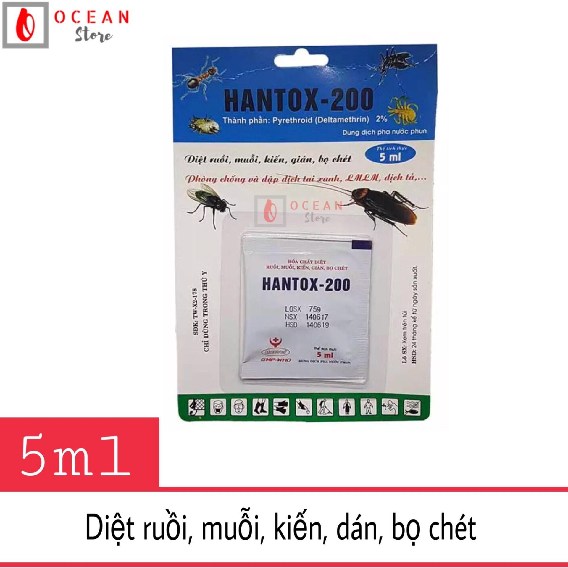 Thuốc diệt kiến, gián nhanh chóng - Hantox 200 5ml