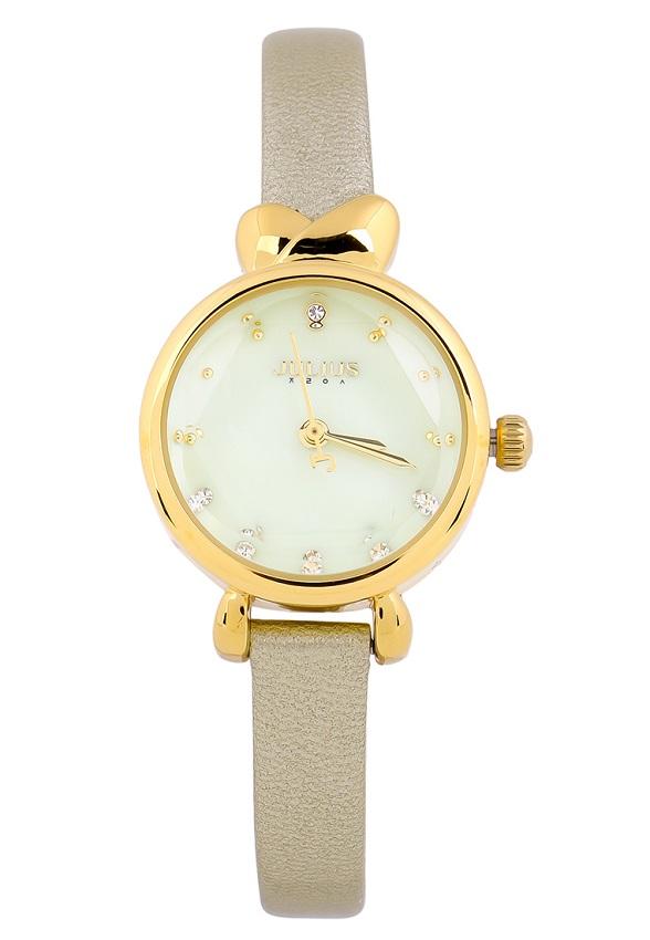 Đồng hồ nữ julius hàn quốc dây da ja-1014a