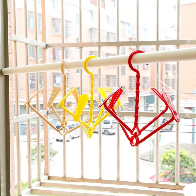 Móc Treo Giày Đa Năng Móc Phơi Giày Thông Minh 360 Độ Màu Nude