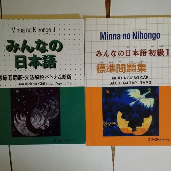 Sách - Combo minna no nihongo bản dịch và giải thích, sách bài tập sơ cấp tập 2