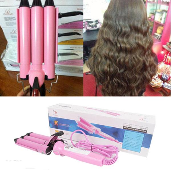 Máy uốn tóc gơn sóng 3 trục