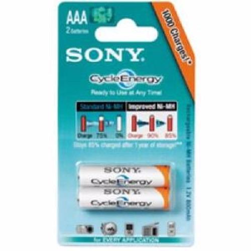 Combo 2 vỉ pin sạc sony aaa nhỏ - 1 vỉ 2 viên sheel loại 1