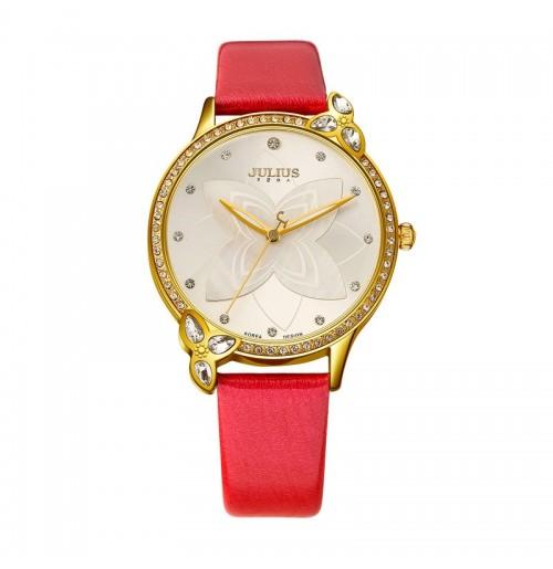 Đồng hồ nữ ja-868c julius hàn quốc dây da