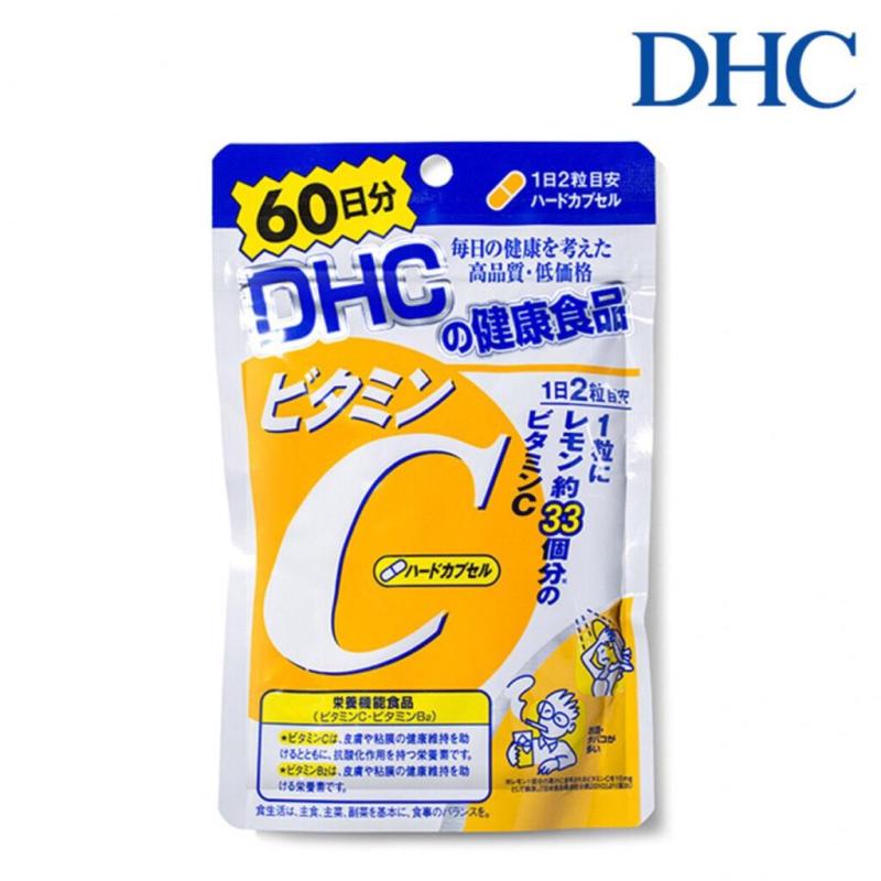 ( Bill mua hàng , date 2021 ) Viên uống bổ sung Vitamin C DHC gói 60 ngày 120 viên nhập khẩu