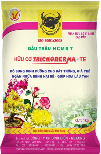 Phân hữu cơ vi sinh cao cấp đầu trâu hcmk7 -klt 1 kg