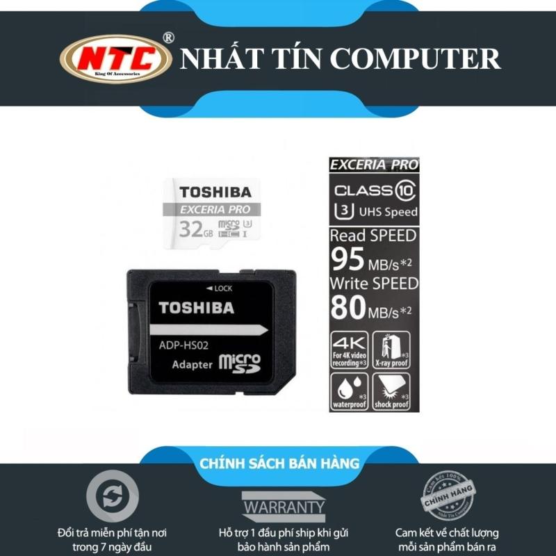 Thẻ nhớ MicroSDXC Toshiba Exceria Pro M401 64GB UHS-I U3 4K 95MB/s (Trắng)