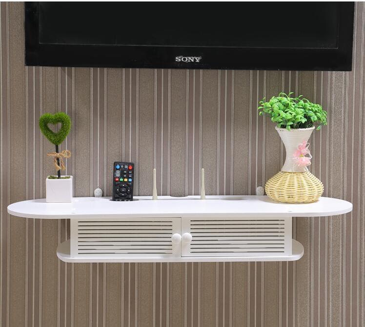 Kệ tivi treo tường 2 cánh lớn (100x25x12cm) - HOME DECOR