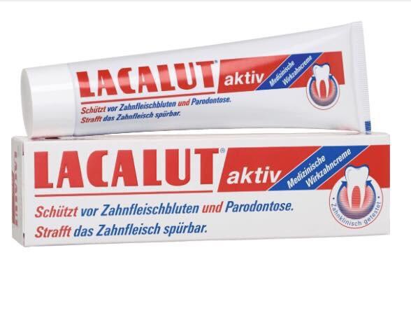Kem đánh răng Lacalut Aktiv tuýp 100ml xách tay Đức