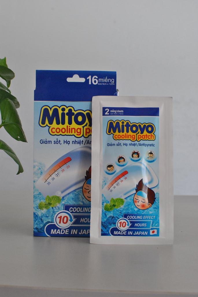 Miếng dán hạ sốt mitoyo cooling patch