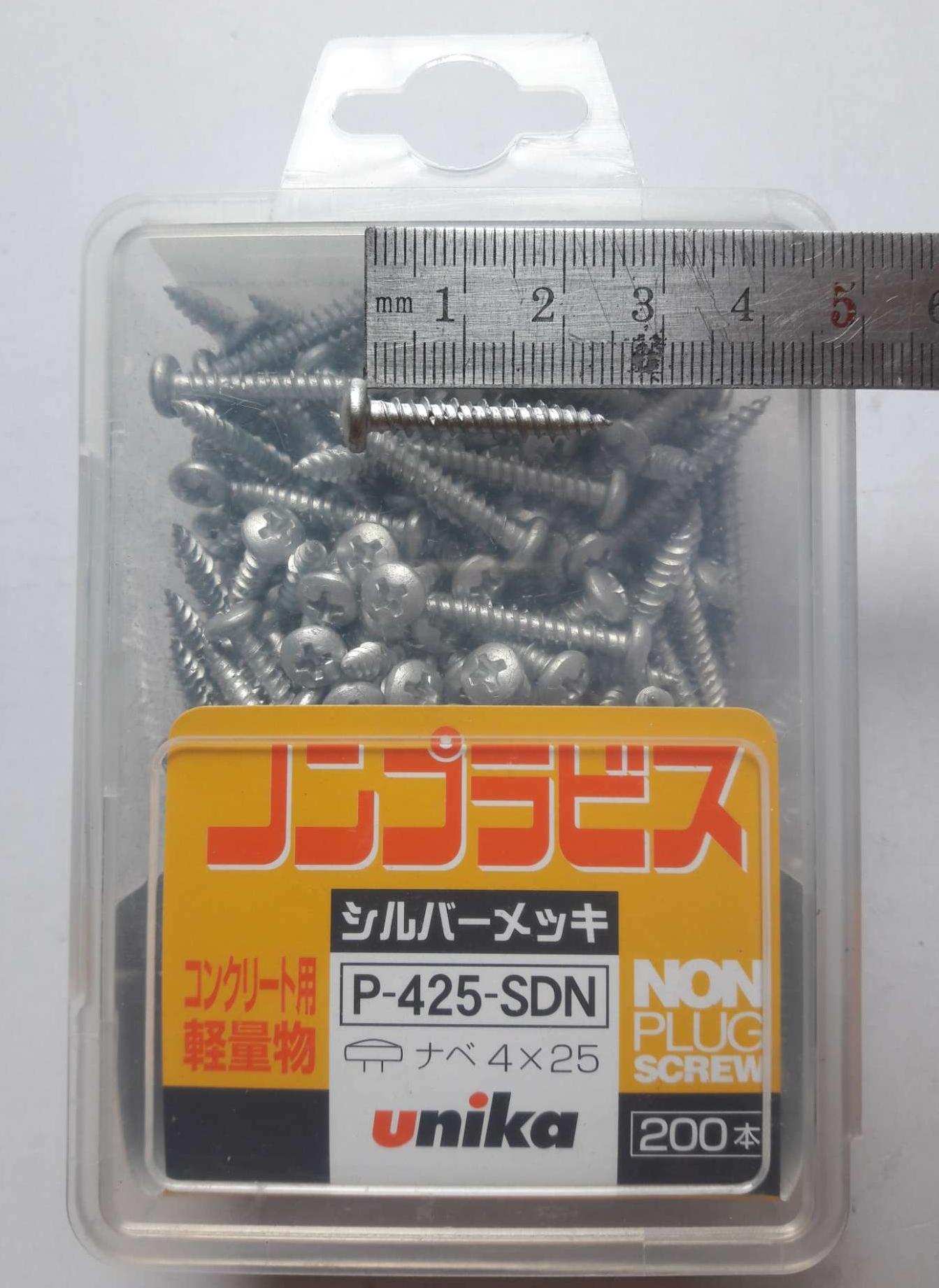 [HCM]Vít nở tường Unika P425 (Đầu dù)
