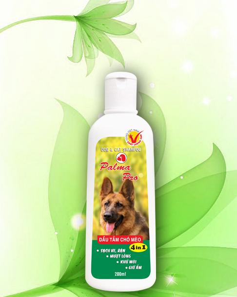 [HCM]Dầu Tắm Fay Palma Pro 200ml dùng cho chó mèo 4 trong 1