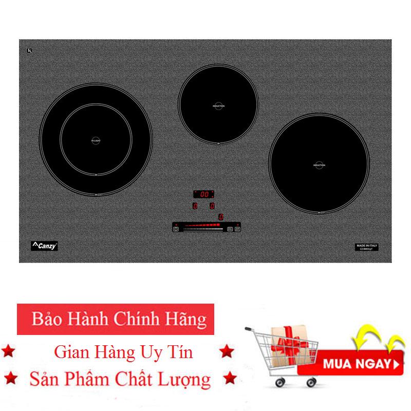 Bếp điện từ ba 2 từ 1 hồng ngoại CZ BMIX75T Nhập Khẩu Ý, Canzy CZ-BMIX75T