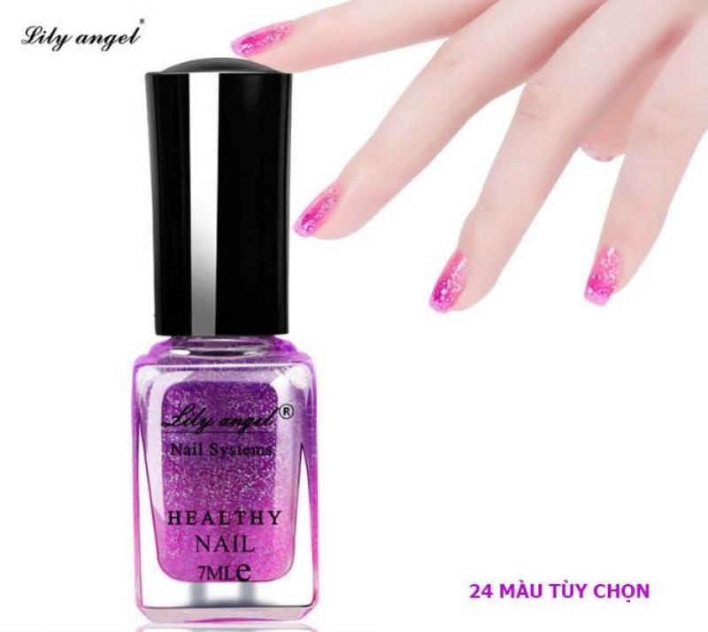 Sơn móng tay 7ml Lily Angel cao cấp, không độc hại, mùi thơm phong lan (24 màu lựa chọn)