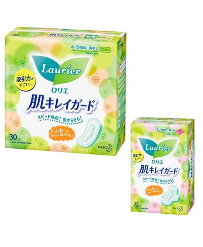 Set 2 gói băng vệ sinh ngày Laurier có cánh - Hàng nhập khẩu Nhật Bản nhập khẩu