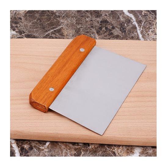 Dao cắt bột inox cán gỗ