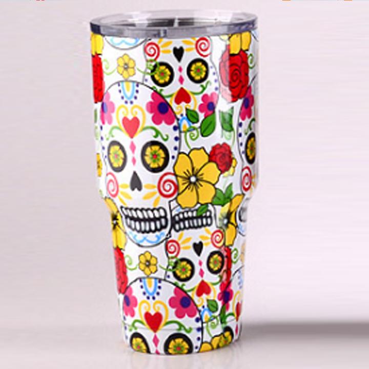 Ly giữ nhiệt yeti 900ml - Phiên bản Flower nghệ thuật