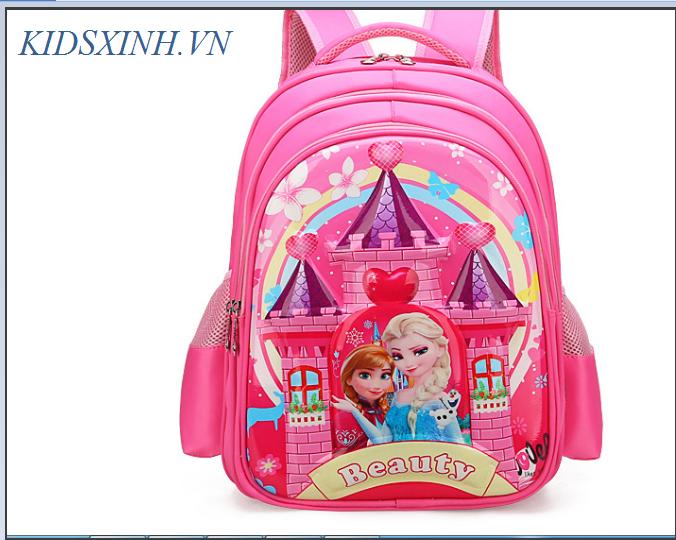 Balo chống gù elsa 3D cho bé cấp 1