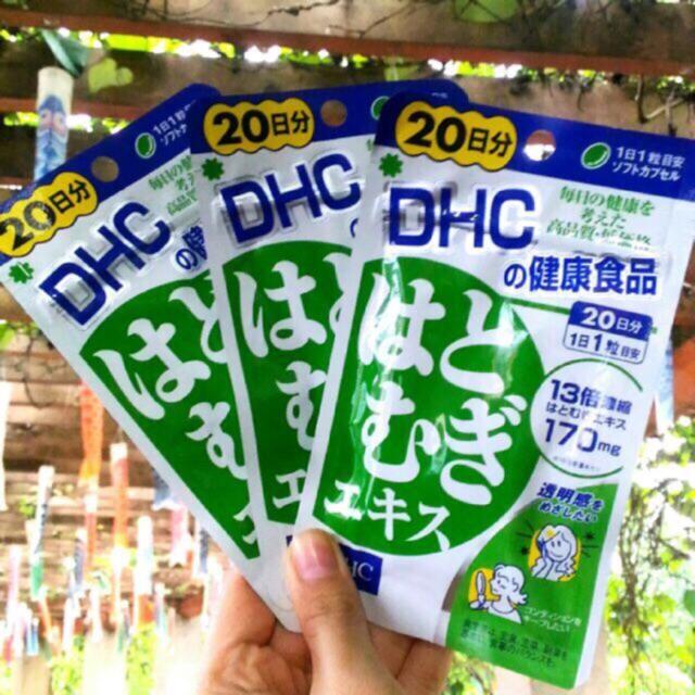 Viên uống trắng da Coix Extract DHC 20 viên 20 ngày (date 3/2021) nhập khẩu