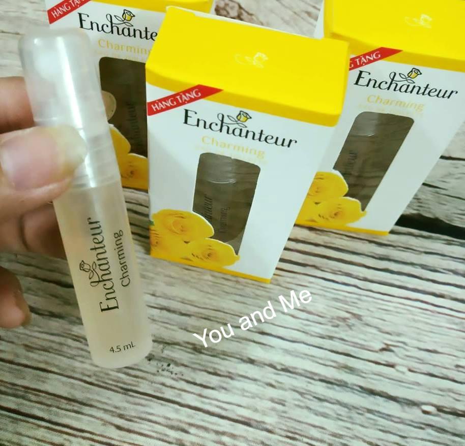 Combo 3 chai Nước Hoa Cao Cấp Enchanteur Charming 4.5ml*3 (hàng tặng)