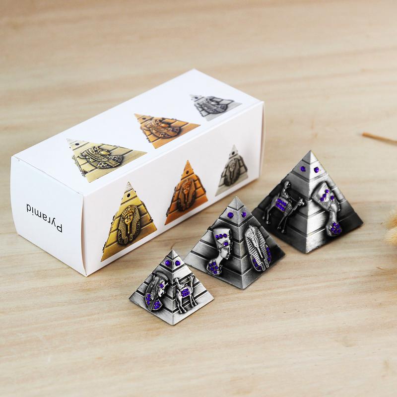 [HCM]Bộ 3 mô hình kim tự tháp Ai Cập (Màu Bạc)