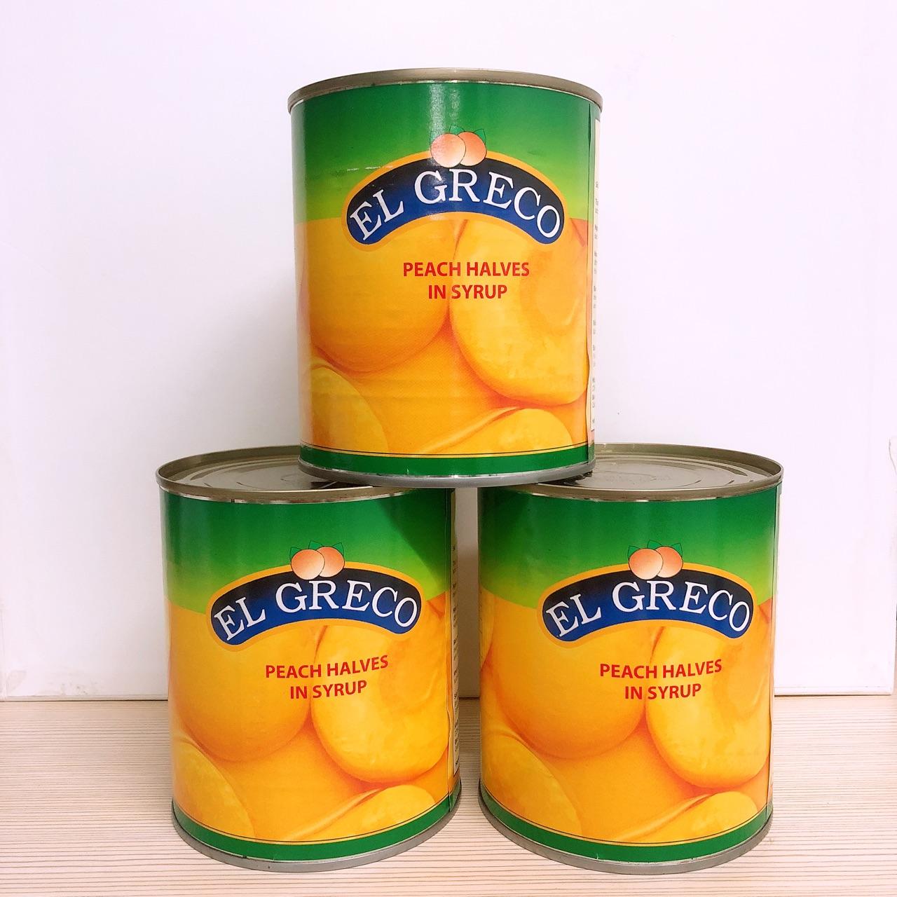 Đào ngâm el greco - combo 6 lon