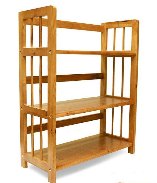 Kệ sách gỗ 3 tầng ngang 80cm