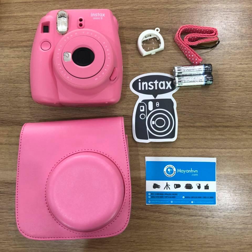 Combo Máy ảnh Fujifilm Instax mini 9 + bao da bảo vệ máy