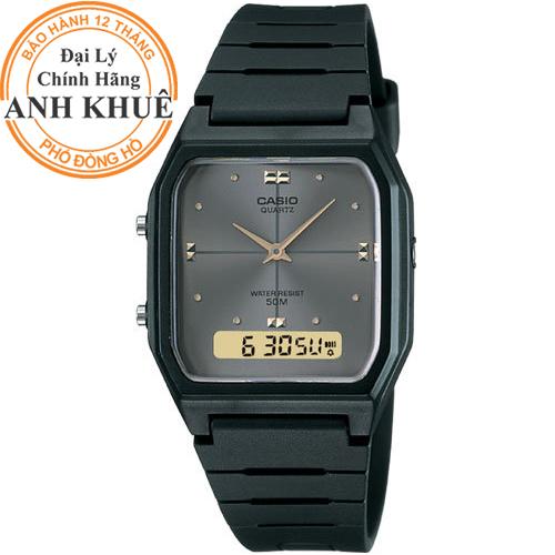Đồng hồ dây nhựa casio anh khuê aw-48he-8avdf