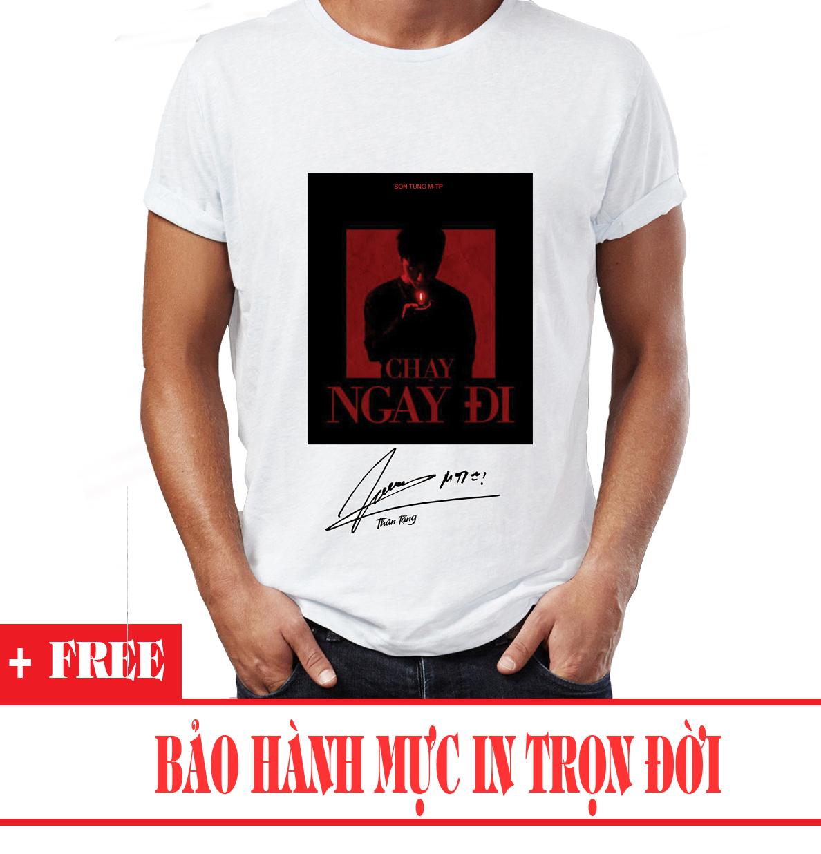 Áo thun in hình Sơn Tùng MTP (Trắng) - Cả Nam và Nữ đều mặc được
