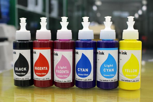 Bộ 6 chai mực in màu 100ml dùng cho máy in Epson (MỰC DẦU)