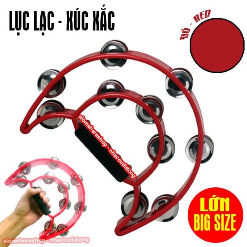 Lục lạc xúc xắc gõ bo loại lớn cầm tay big size màu đen