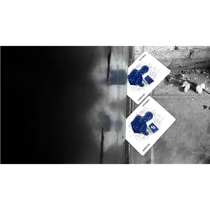 Blue playing cards