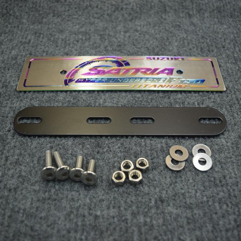 Bảng tên cho SATRIA CNC ( 7 MÀU TITAN )