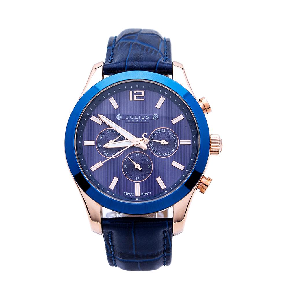 Sale off đồng hồ nam julius homme hàn quốc jah-092c dây da