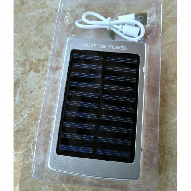 Sạc Dự Phòng năng lượng mặt trời có led