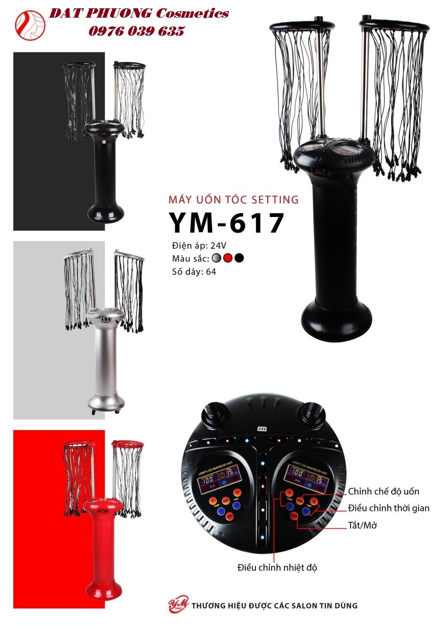 Máy uốn tóc setting 64 dây ym-617