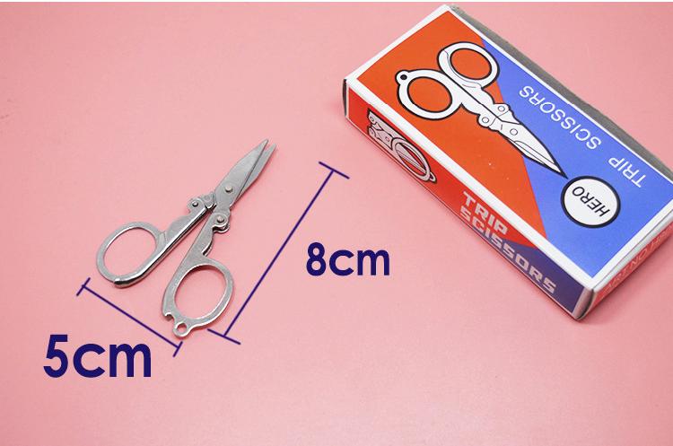 Kéo Cắt Tỉa Lông Mũi, Lông Mi Gấp Gọn