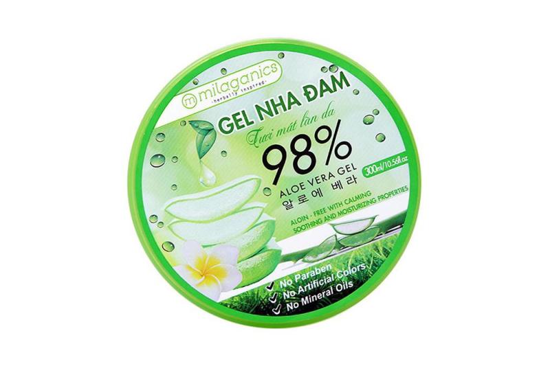 Gel dưỡng da nha đam Milaganics 300ml